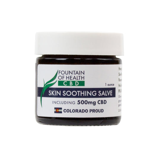 Fountain Of Health CBD Oil Skin Soothing Salve 1 Oz 500 Mg