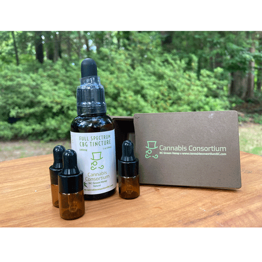 Cannabis Consortium 1000mg Full Spectrum CBG Tincture, 1oz Natural