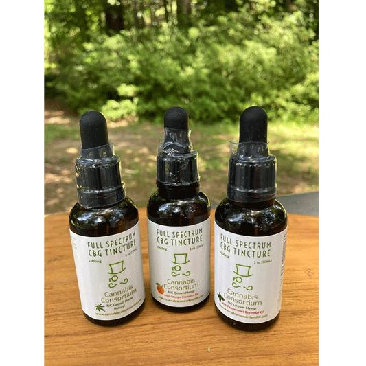 Cannabis Consortium 1000mg Full Spectrum CBG Tincture, 1oz Peppermint