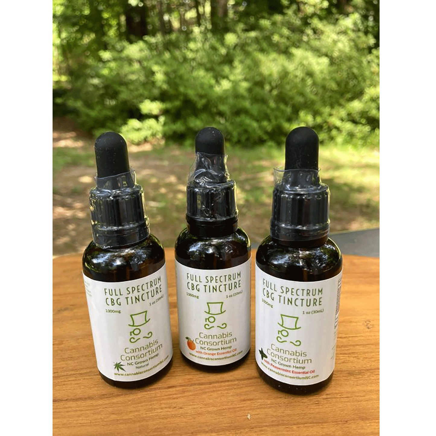 Cannabis Consortium 1000mg Full Spectrum CBG Tincture, 1oz Natural