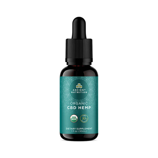 Ancient Nutrition Organic CBD Hemp Oil 10 mg - 30 ml