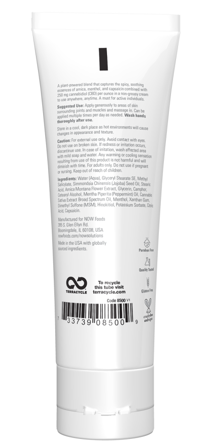 Now CBD Joint & Muscle Cream 1000mg 4oz