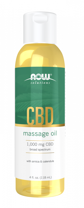 NOW CBD Massage Oil 1000mg 4oz