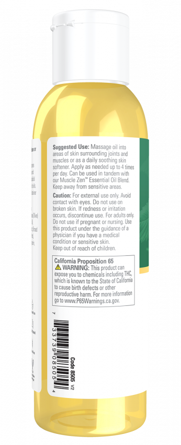 NOW CBD Massage Oil 1000mg 4oz