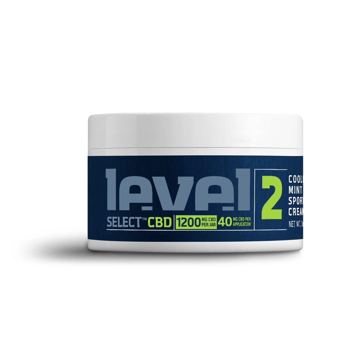 Level Select Cream Level 2 Mint 1200mg 3oz