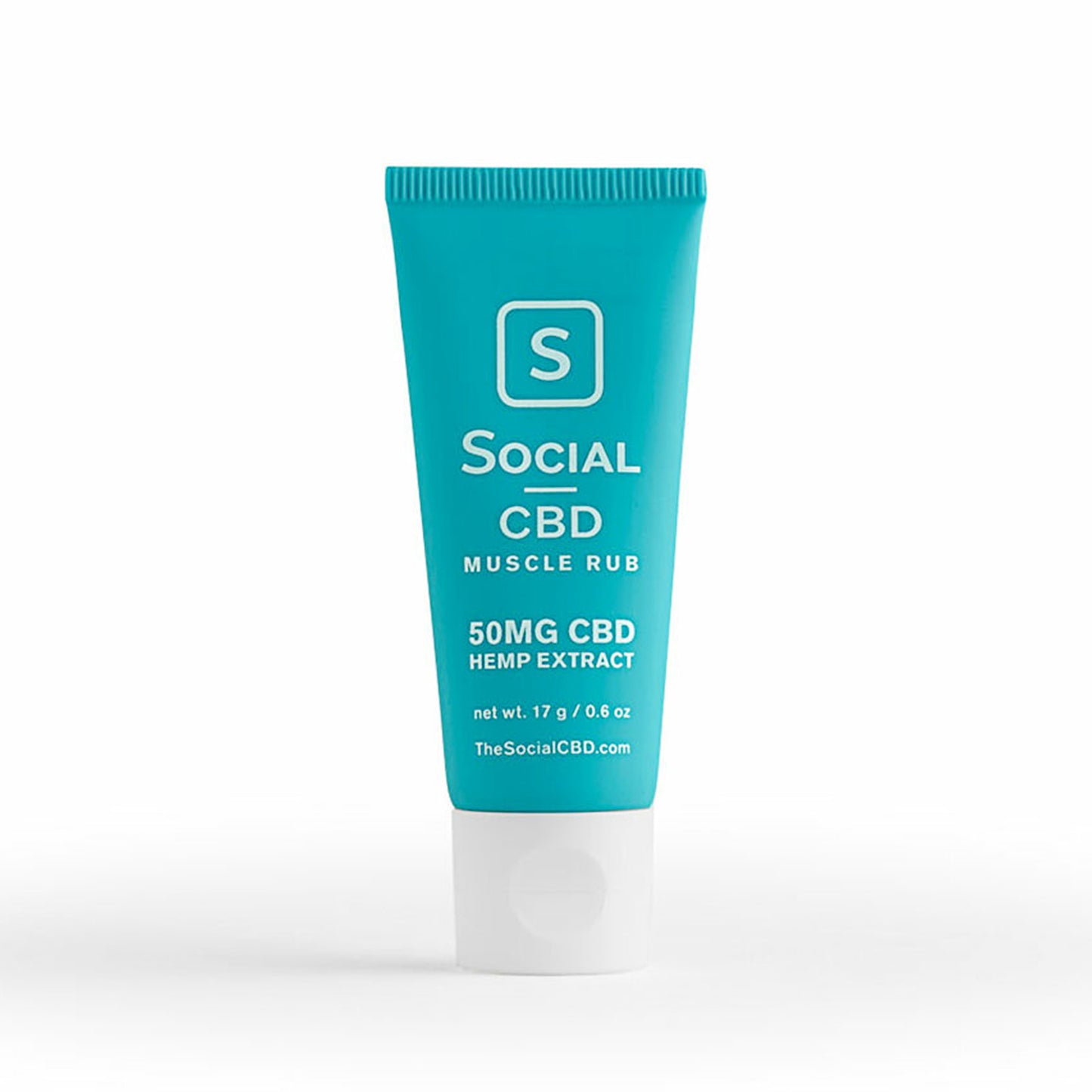 Social CBD Muscle Rub 50mg 0.6oz